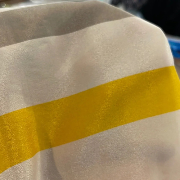 36 Point 5 Stripe Midi Multi color Sleeveless Dress flowy pleated Small (flaws) - Picture 8 of 16